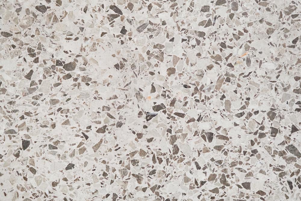 Handle Indianapolis Terrazzo Floor Repair with Midwest Floor Restore image shows section of terrazzo floor