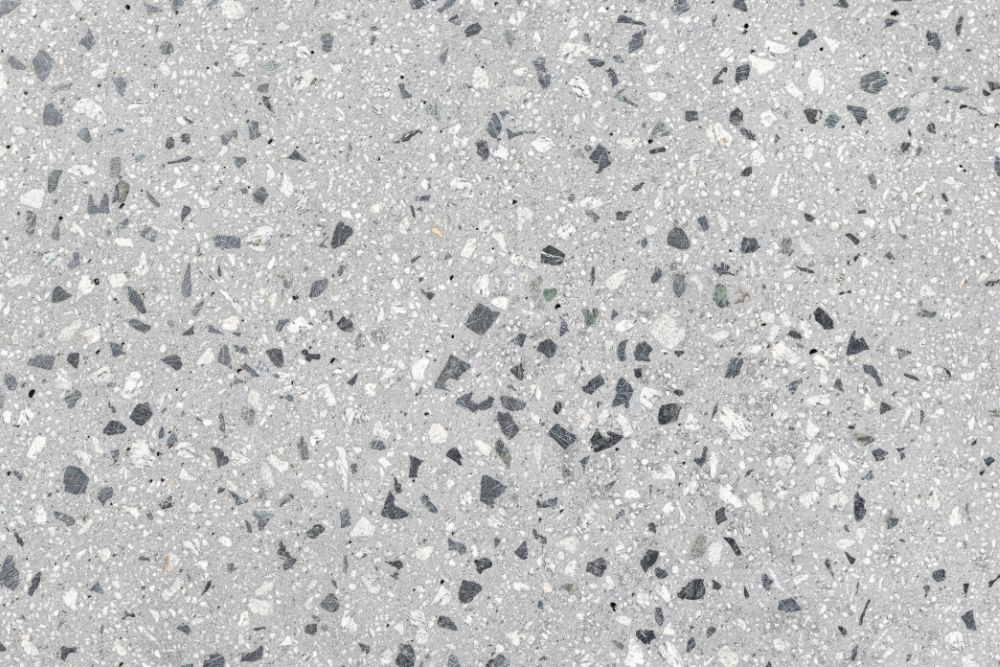 Work with Midwest Floor Restore on Louisville Terrazzo Floor Repair services image shows gray terrazzo flooring