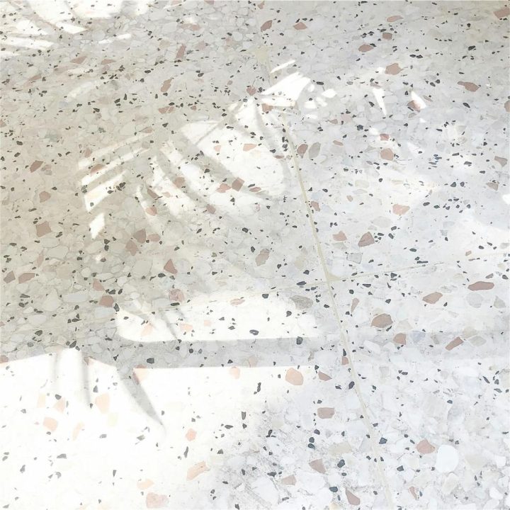 Handle common issues with Ohio Terrazzo Floor Maintenance from Midwest Floor Restore image shows section of terrazzo flooring
